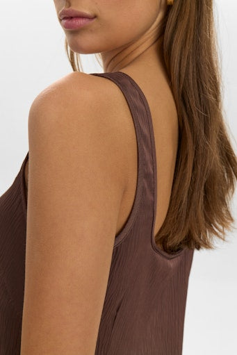 Nuivory Top - Brown/Shopping Bag