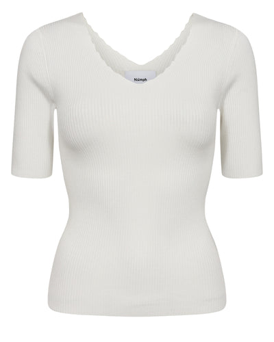Nuayelet Pullover Cropped - Cloud Dancer