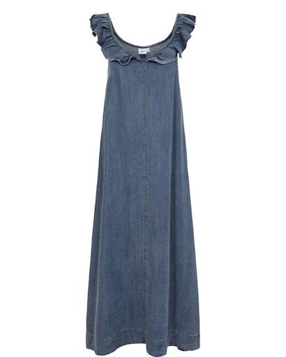 Nuelida Dress - Snow Washed Denim