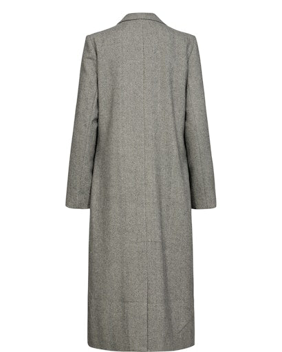Nuraven Coat - Medium Grey Melange