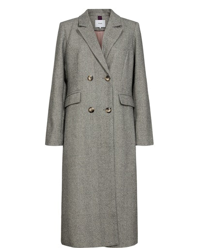 Nuraven Coat - Medium Grey Melange