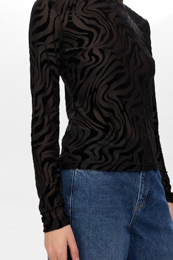 Nuvelva Blouse - Caviar