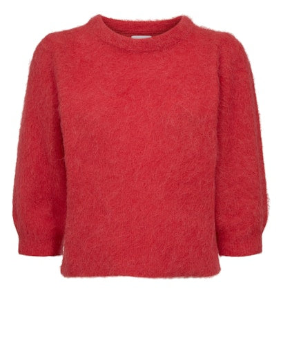 Nusuri Brushed Pullover - Fiery Red