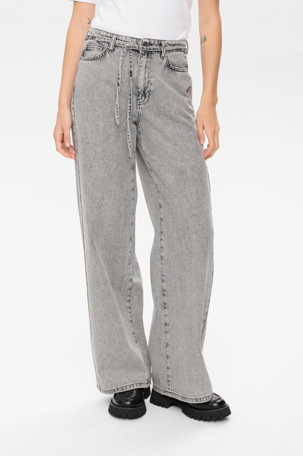 Nubrooklyn Jeans - Light Grey Melange