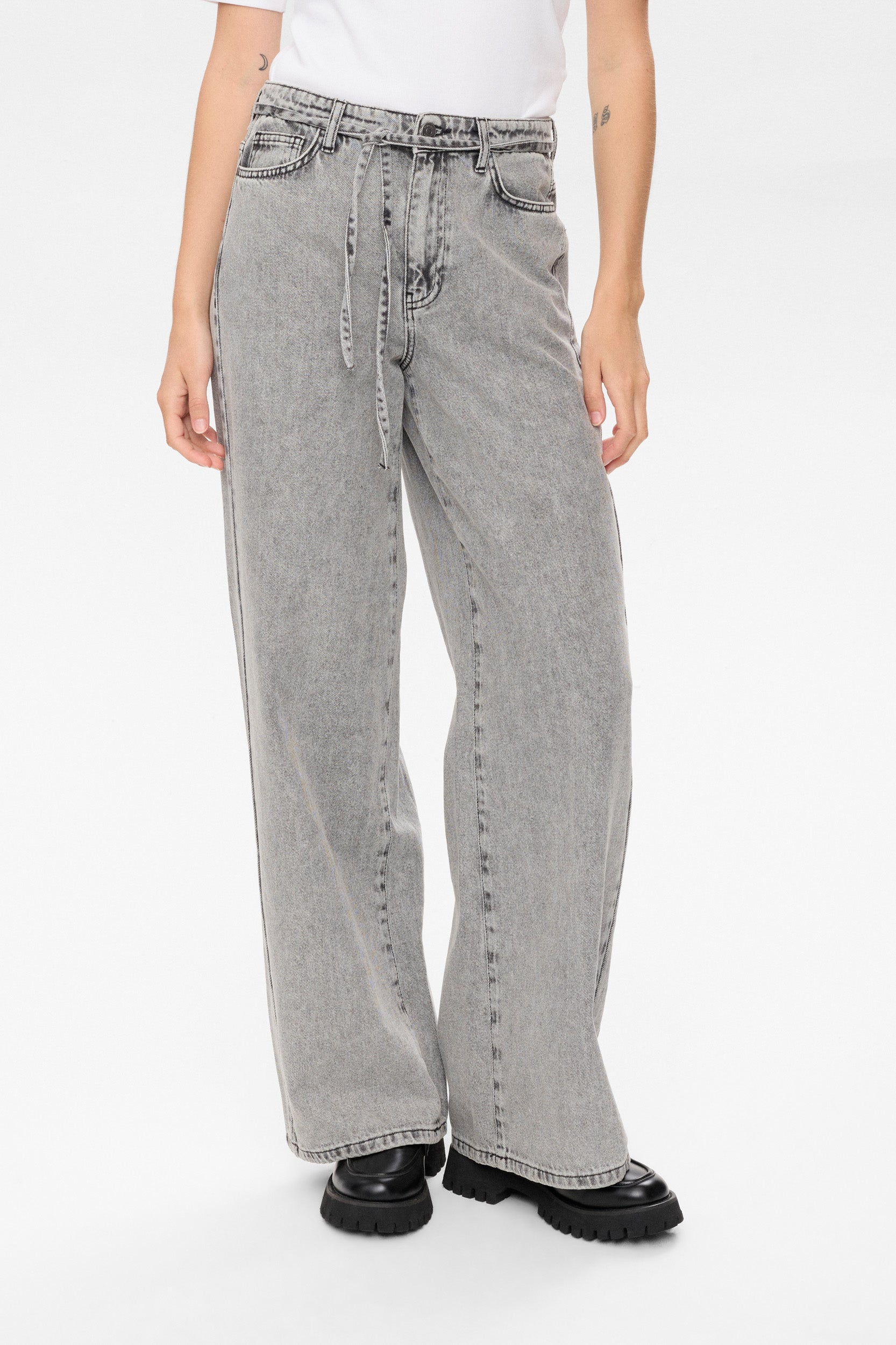 Nubrooklyn Jeans - Light Grey Melange