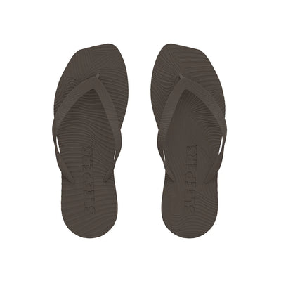 Tapered Platform Flip Flop - Brown