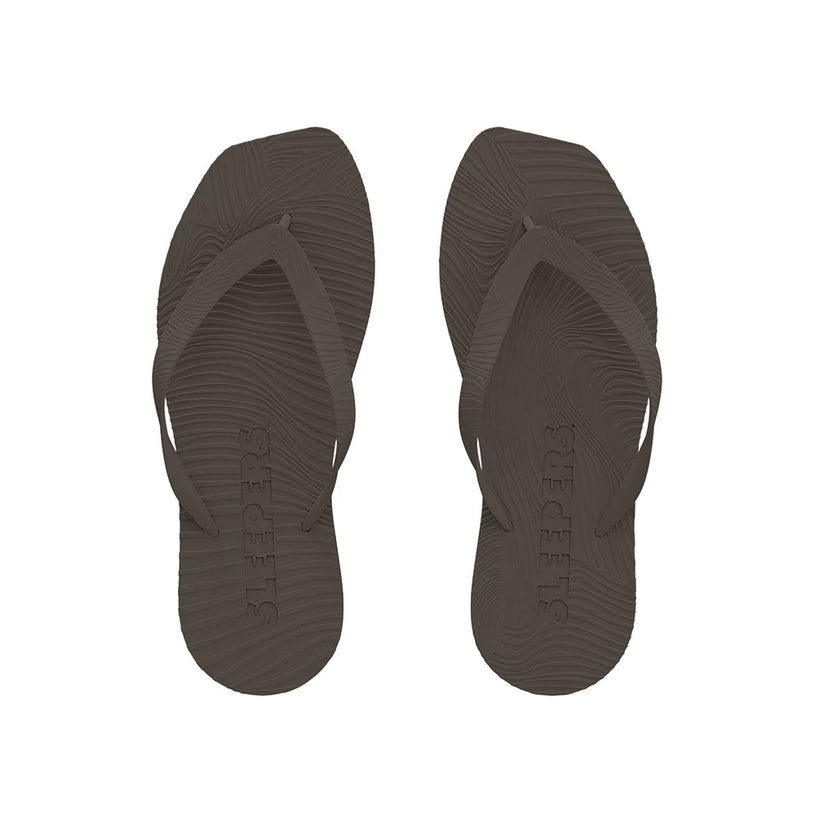 Tapered Platform Flip Flop - Brown