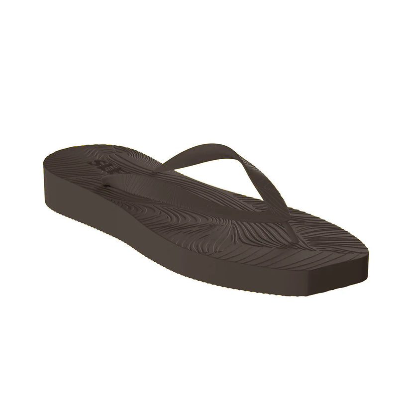 Tapered Platform Flip Flop - Brown