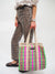 Large Shopper Bag - Bright Pink & Green