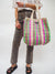 Large Shopper Bag - Bright Pink & Green