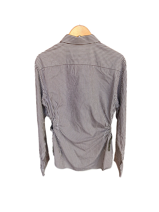 Cinch Shirt - Brown Stripe