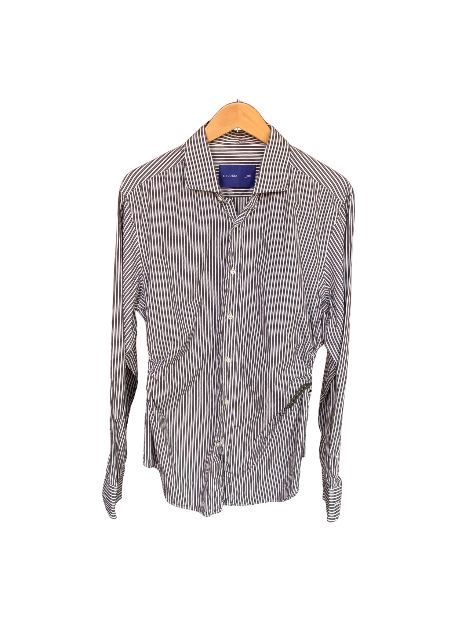 Cinch Shirt - Brown Stripe