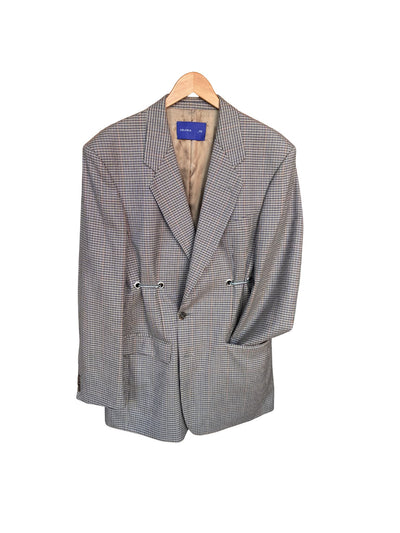 Hardware Front Blazer - Checked