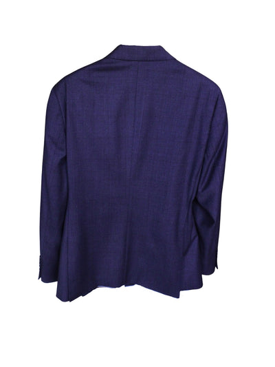 Hardware Front Blazer - Navy Check