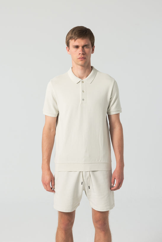 Polo Shirt - Bone White