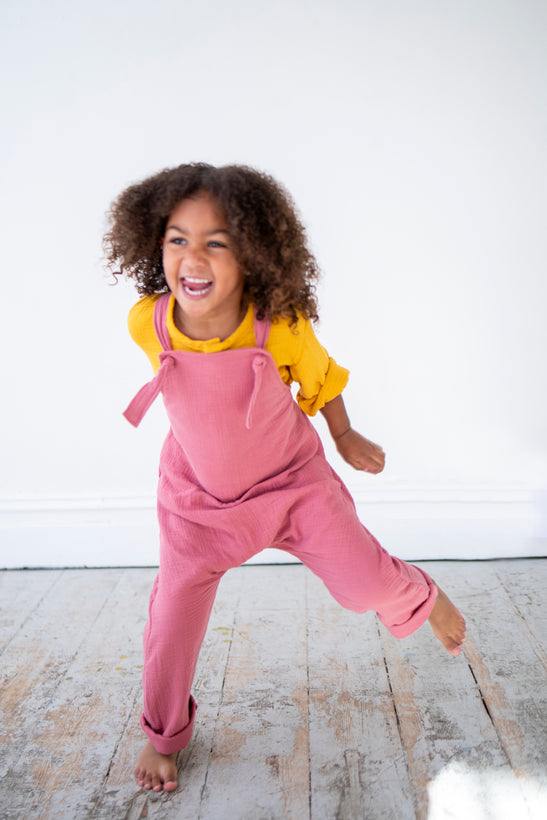 Frankie Dungarees - Berry