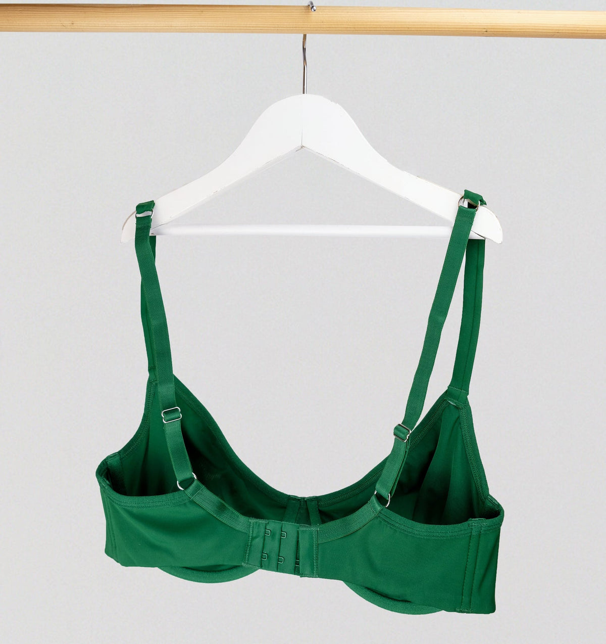 Body Contour Underwired Plunge Bra - Forest Green