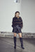 Phoebe Midi Leather Shorts - Black