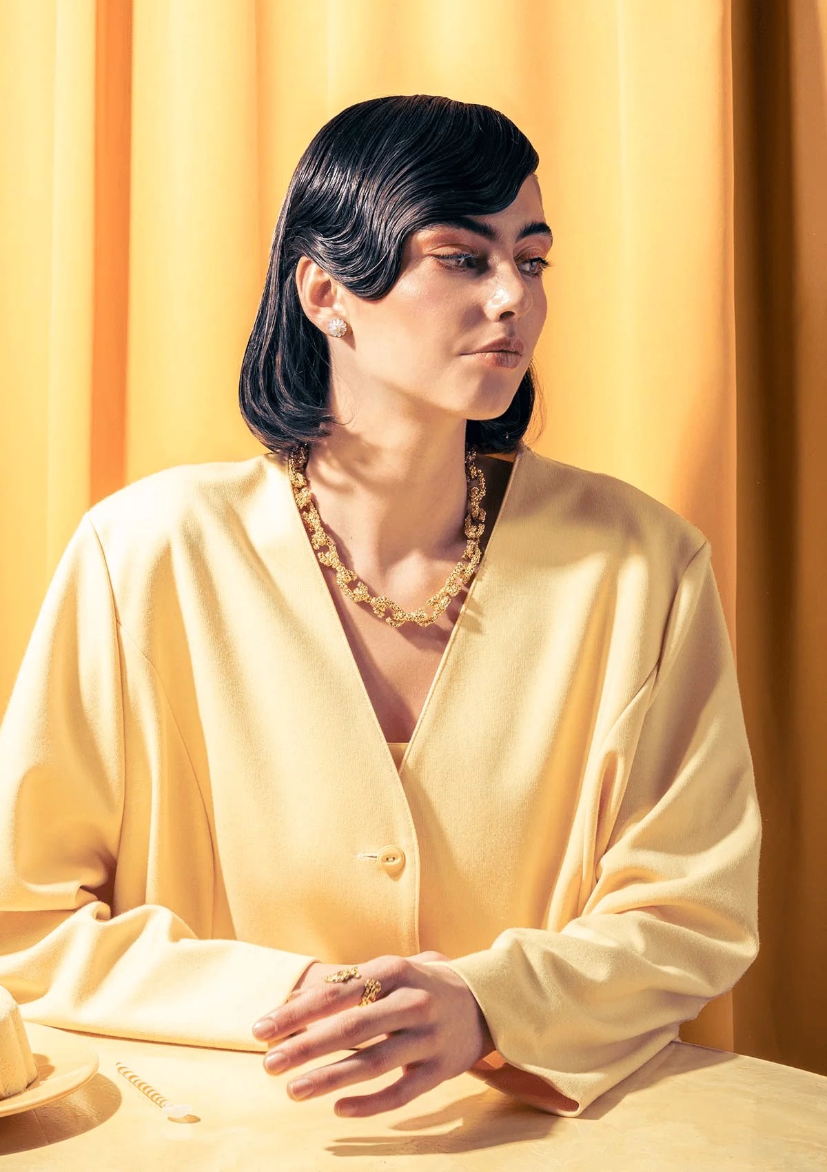 Chain Of Riddle Gilded Necklace - Gold