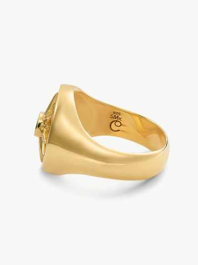 Astrid Ring - Gold/Onyx