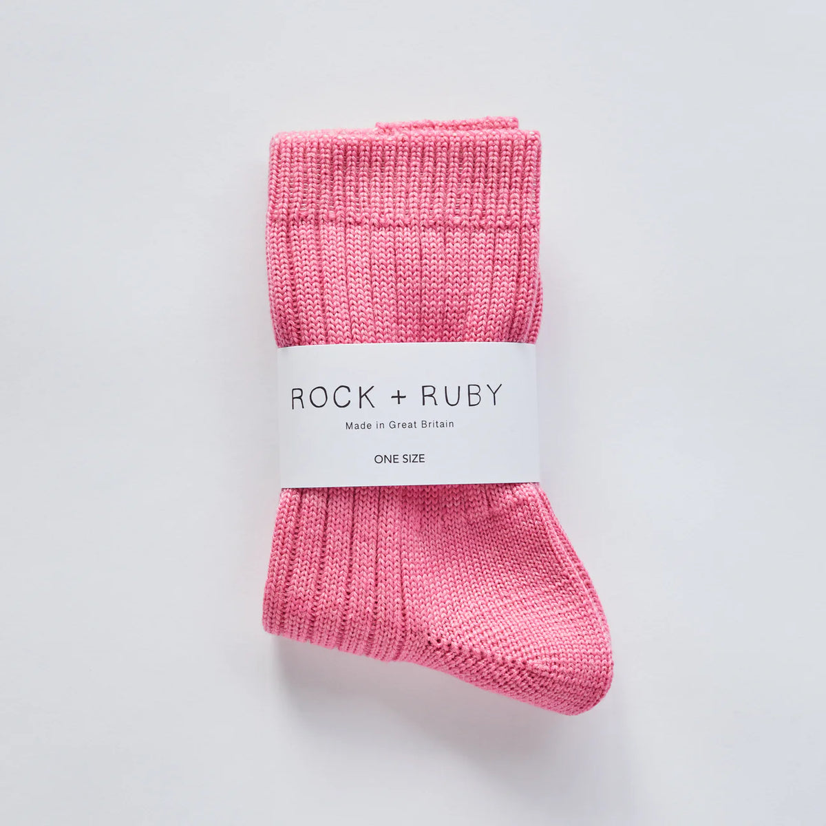 Betsy Wool Socks - Pink Flamingo