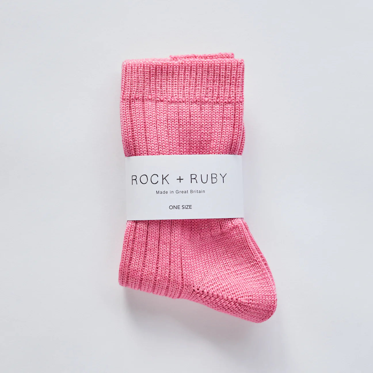Betsy Wool Socks - Pink Flamingo
