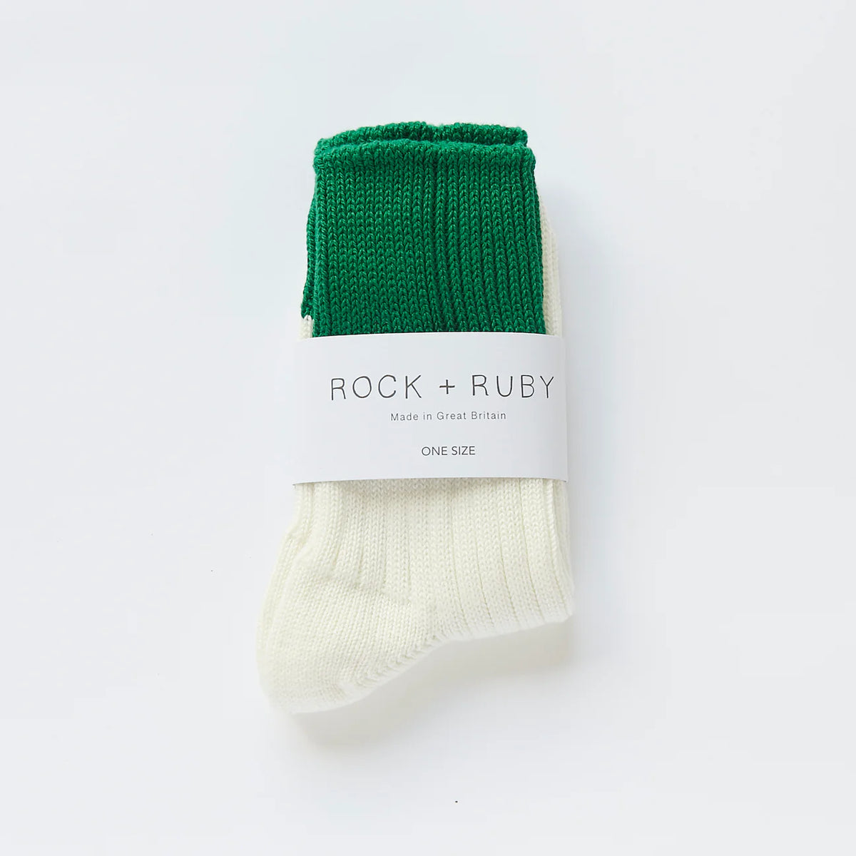 Wyona Cotton Socks - Milky Basil