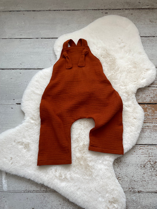 Frankie Dungarees - Rust