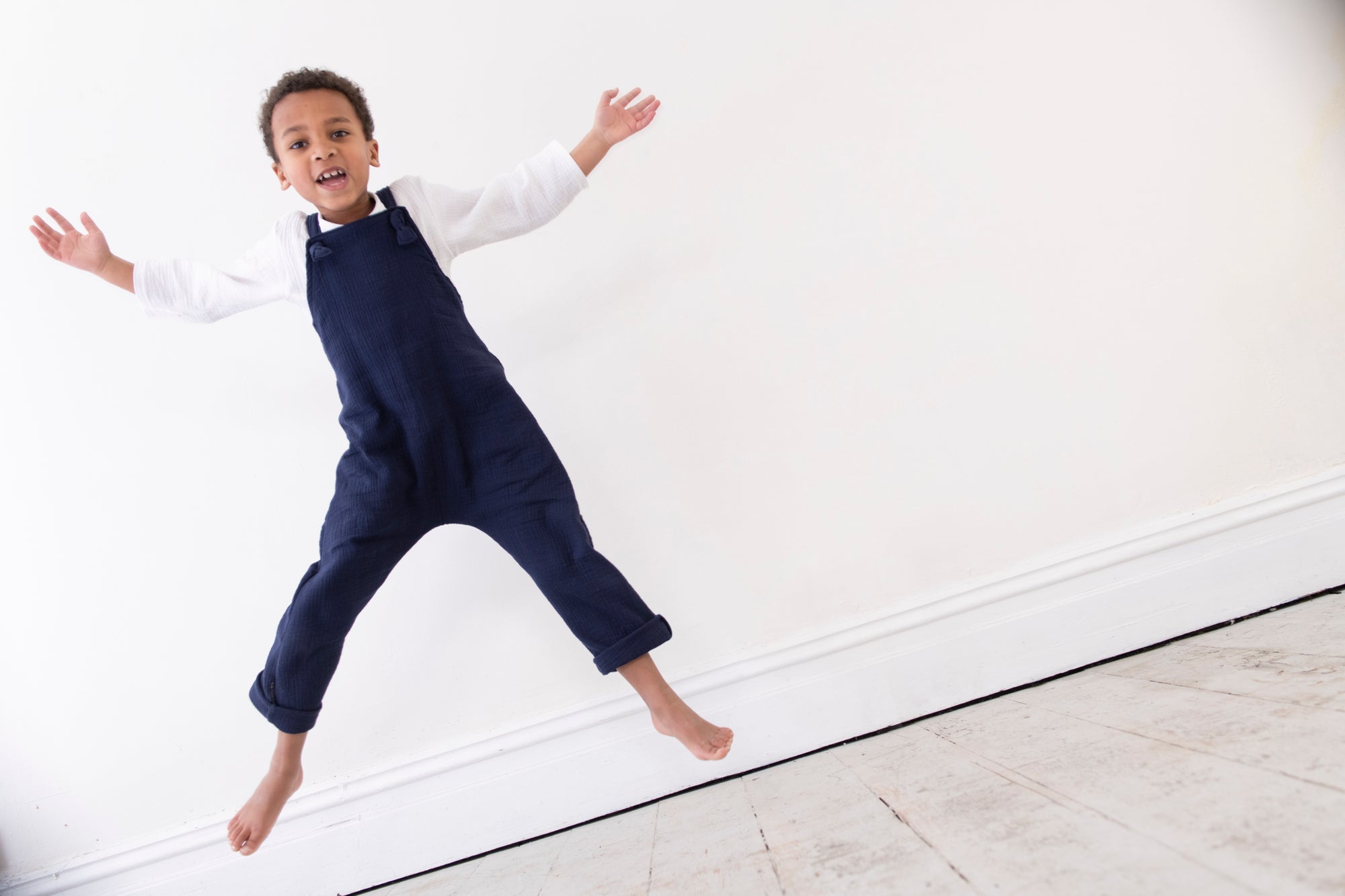 Frankie Dungarees - Navy