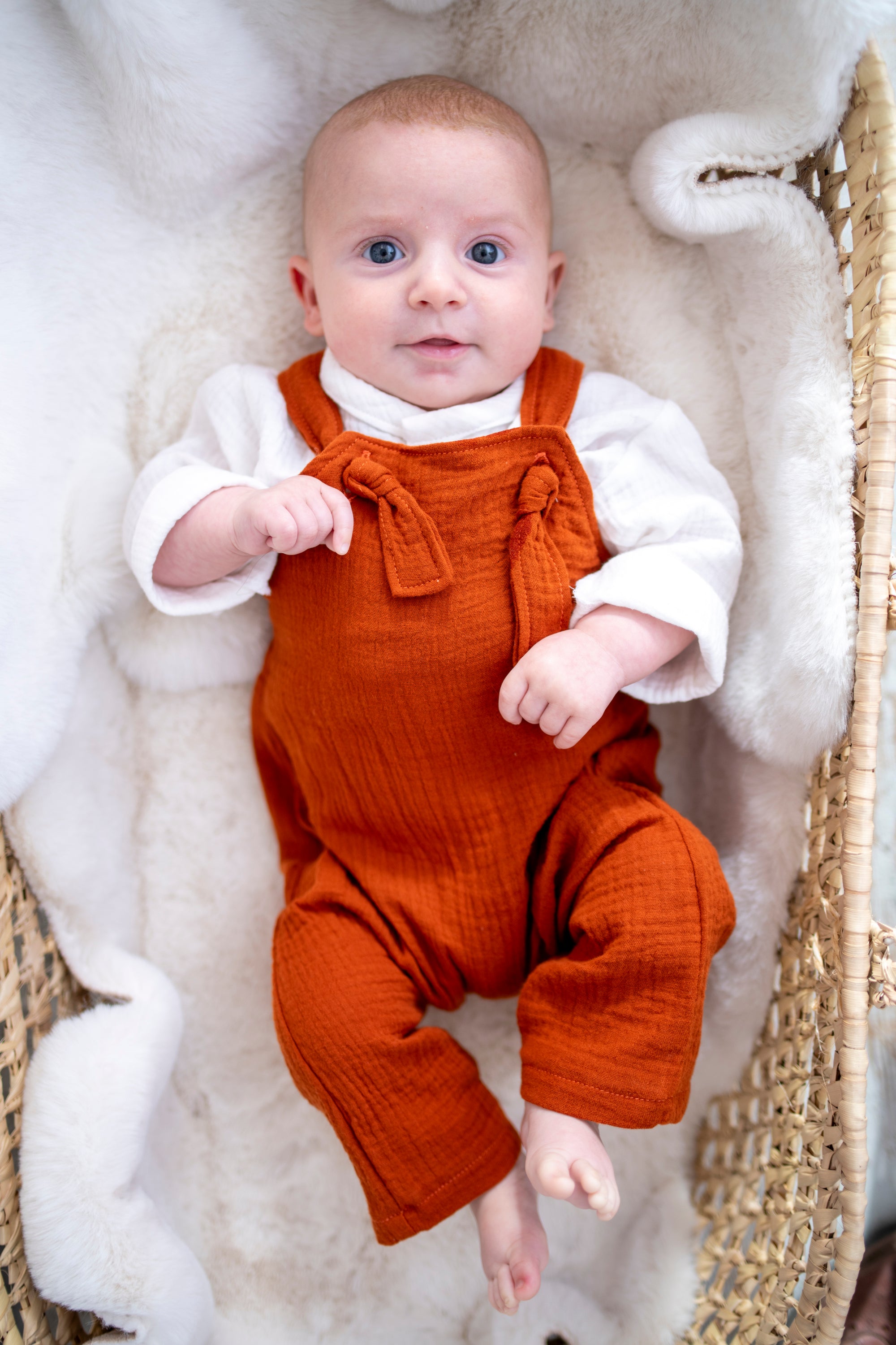 Frankie Dungarees - Rust