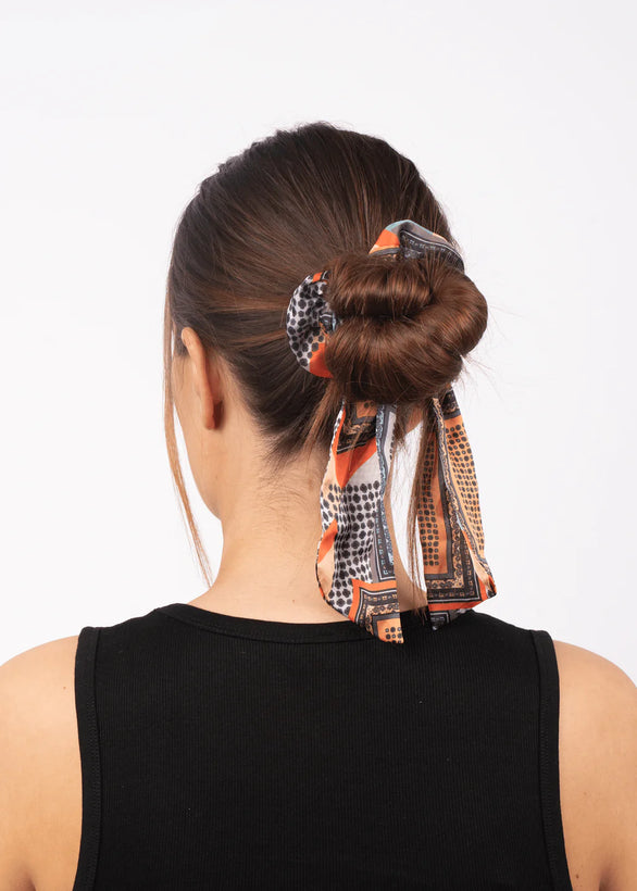 Angela Multi Scrunchie - Orange