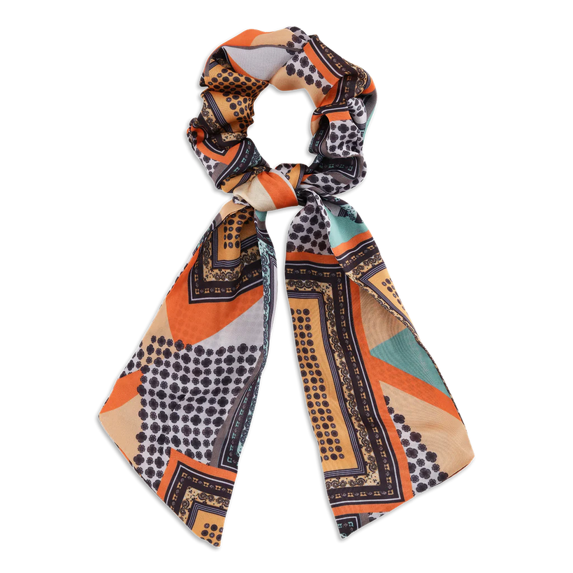 Angela Multi Scrunchie - Orange