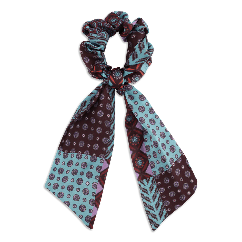 Angela Multi Scrunchie - Turquoise