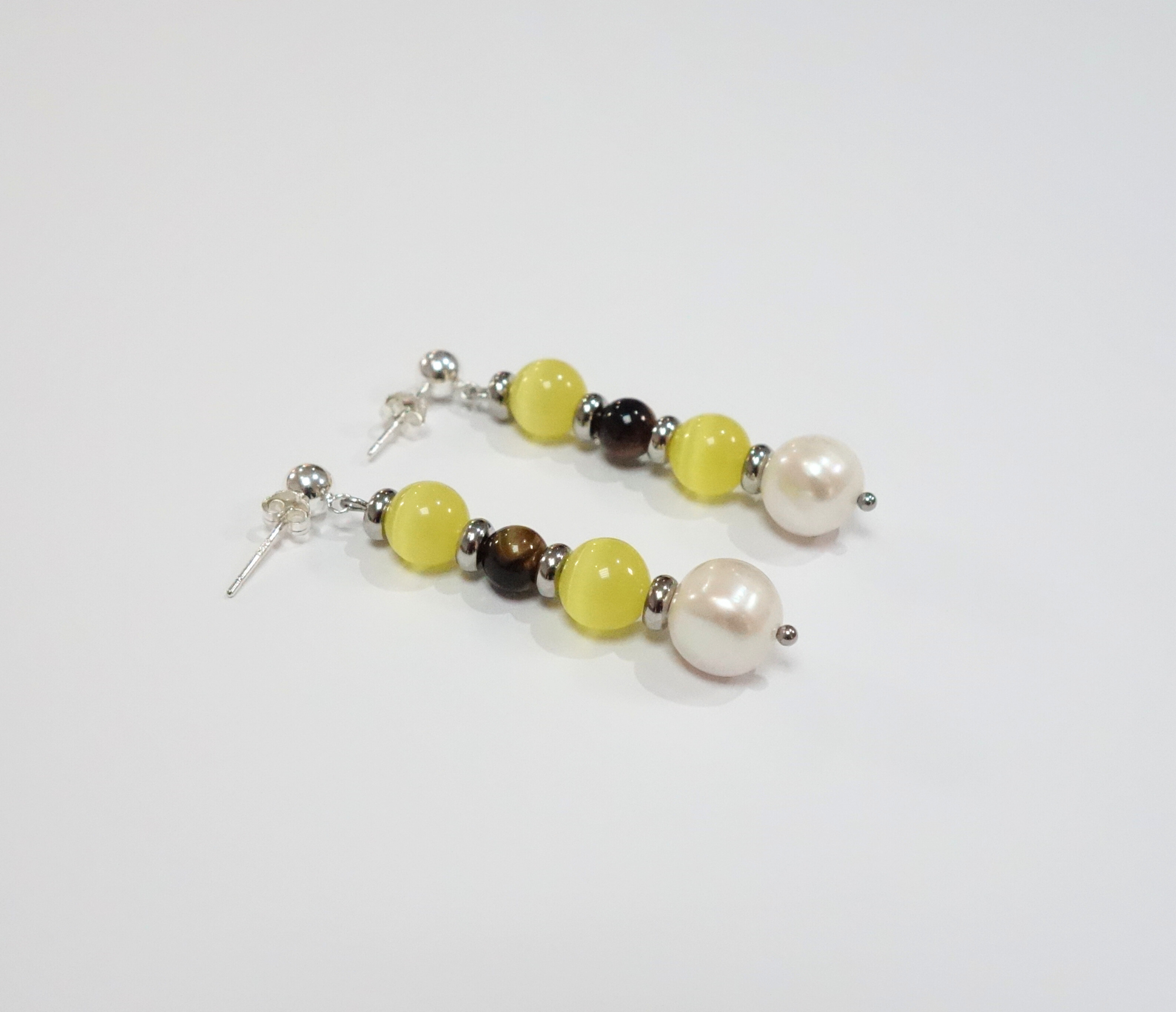 Cosmos Earrings - Citrine