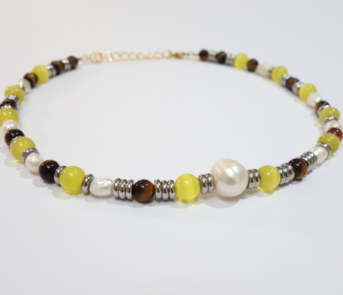 Cosmos Necklace - Citrine