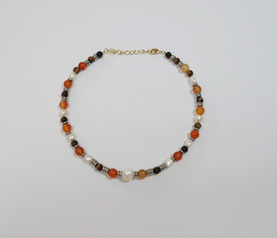 Cosmos Necklace - Orange