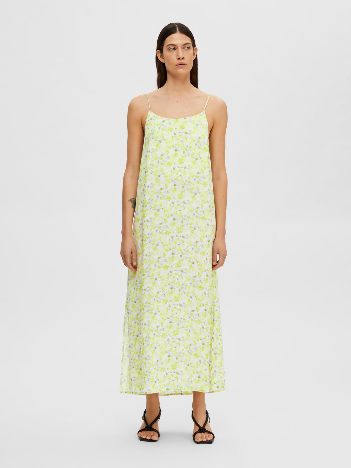 Teresa Ankle Strap Dress - Sharp Green