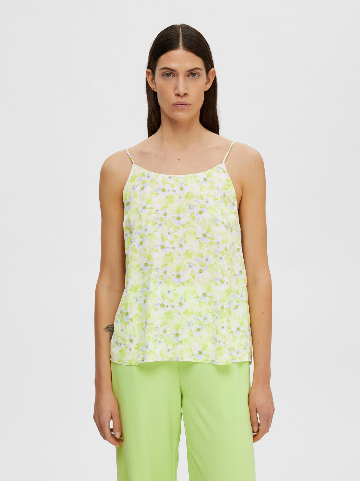 Teresa Strap Top - Sharp Green
