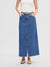 Bella HW Maxi Denim Skirt - Medium Blue Denim