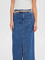 Bella HW Maxi Denim Skirt - Medium Blue Denim