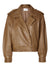 Glove Leather Jacket - Coca Mocha