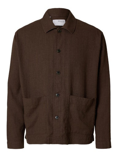 Relaxed Tony Overshirt - Demitasse