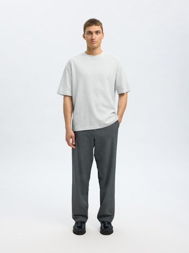 Oscar Loose O Neck Tee - Ice Melt