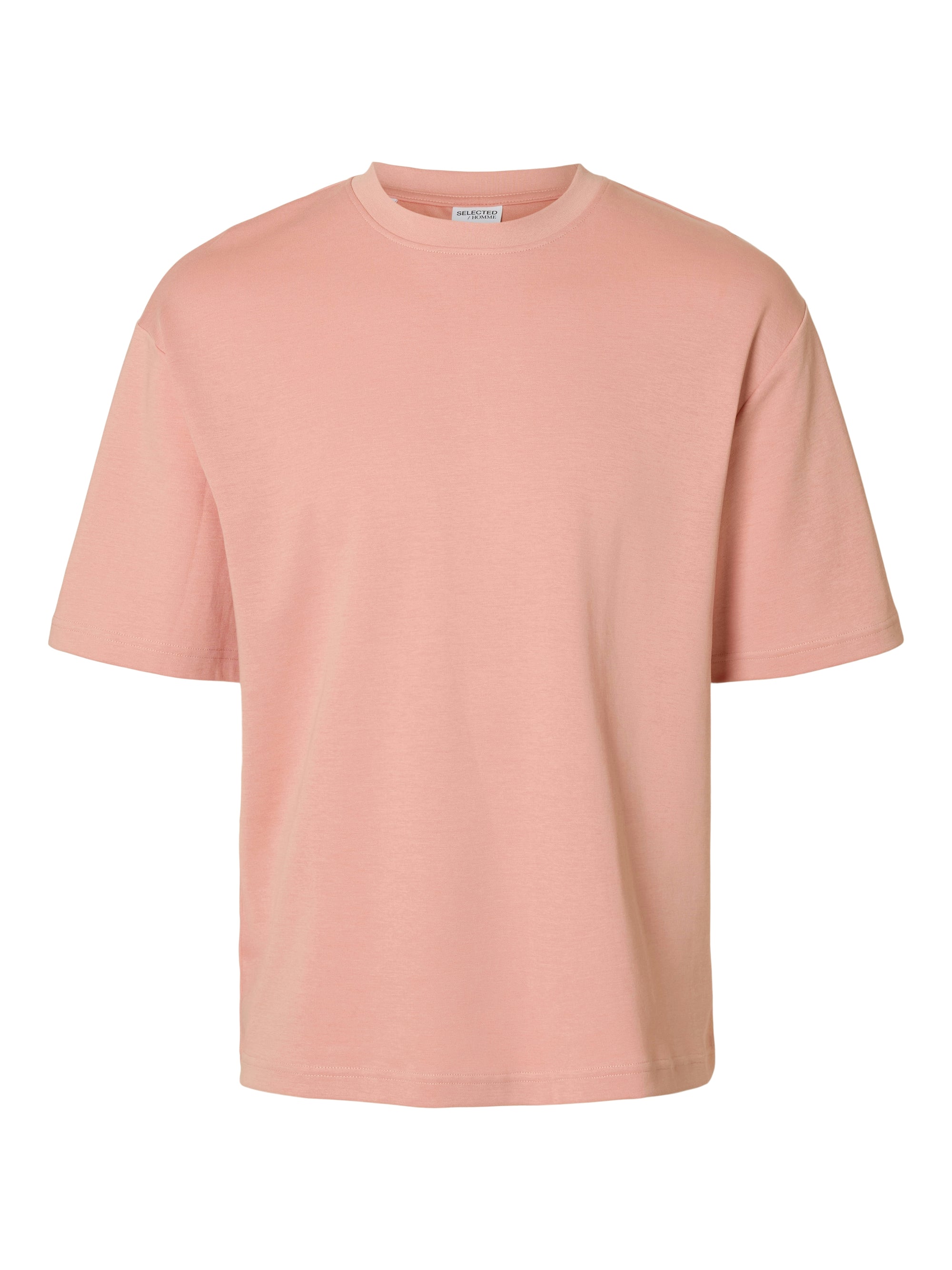 Oscar Loose O Neck Tee - Rose Tan