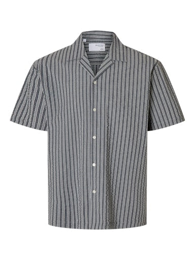 Relaxed Ace Seersucker Shirt - Sky Captain