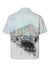 Relax Carl AOP Print Shirt - Cashmere Blue