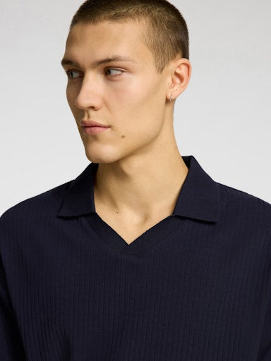 Tristian Structure Polo - Sky Captain