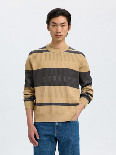 Malte Knit - Incense / Oatmeal