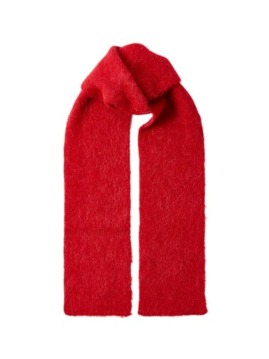 Fiona Alpaca Blend Scarf - Equestrian Red