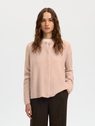 Lulu Knit Cardigan - Pale Dogwood